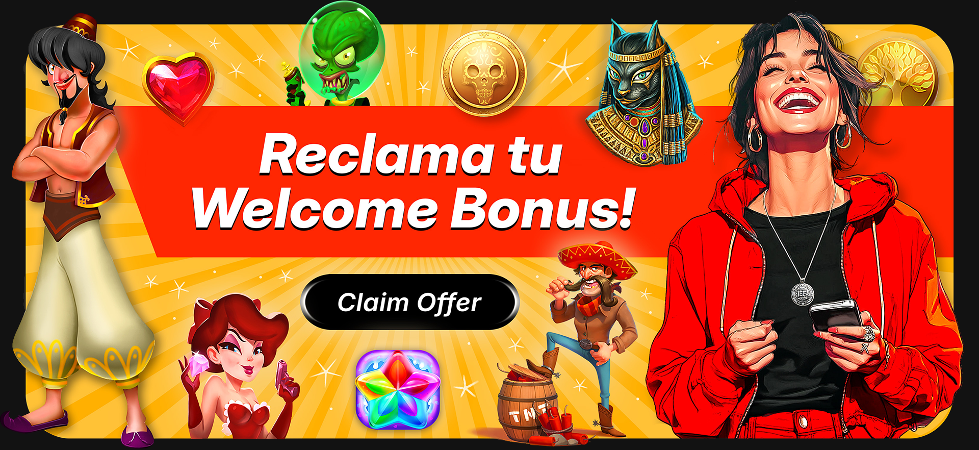 Reclama tu Welcome Bonus!